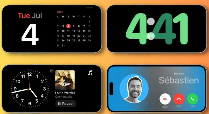 双河苹果手机维修分享iOS17横屏充电待机显示有什么好处 