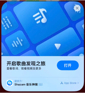 双河苹果14维修站分享iPhone14音乐识别功能使用方法 