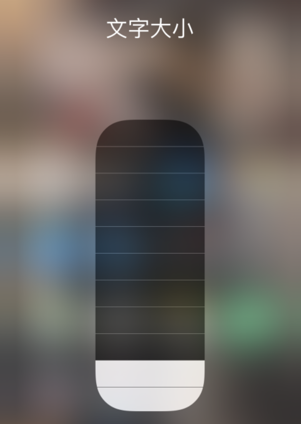 双河苹果手机维修分享小技巧：在 iPhone 控制中心快速调节字体大小 